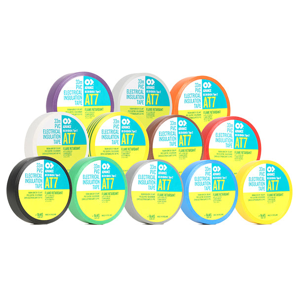 Advance Tapes AT7 PVC Insulated Electrical Tape (19mm x 33m)